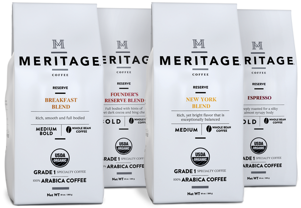 MERITAGE COFFEE WHOLE BEAN GIFT PACK